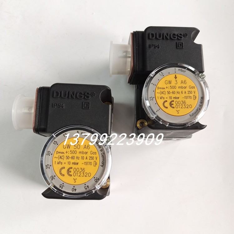 Import DUNGS gas pressure switch GW3A6 GW10A6 GW50A6 GW500A6 GW500A6 accessories