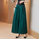 Xiangyun yarn summer new silk mulberry silk high waist wide-leg pants women's national style culottes casual trousers female mother's clothing