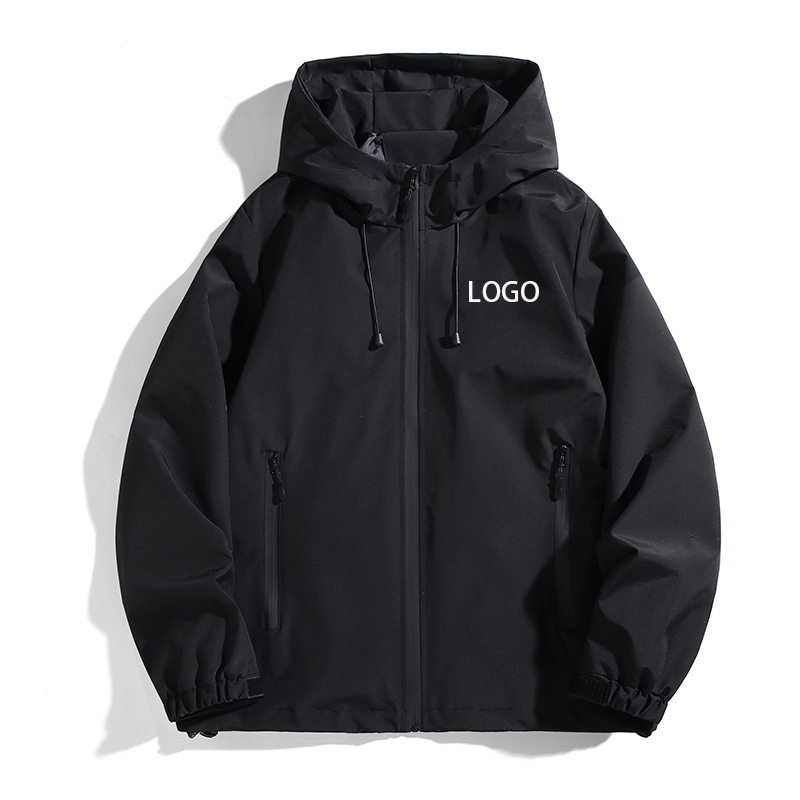Bird's Nest Affordable Alternative Silicone Label Outdoor Hooded Softshell Jacket for Men and Women, Waterproof, Breathable, Quick-Drying, Suitable for Commuting and Mountaineering