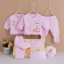 Quần áo trẻ sơ sinh cotton hộp quà tặng 0-3 tháng 7 miếng đặt mùa xuân và mùa thu và mùa đông cho bé sơ sinh quần áo ấm đồ chơi cho bé sơ sinh Bộ quà tặng em bé