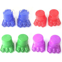 Outdoor snow play teddy bear footprints Adults and children play snow footprints Bear prints Snow play snow toys Fun snow play