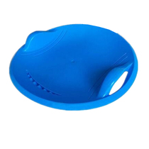 Round ski disc with brake for adults and children Universal ski flying saucer snowboard Sand skiing Grass skating board