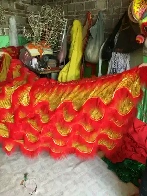 Imitation hairy lion, lion head, lion dance, dragon dance, South lion, Lion drum, Guangdi Gong, Foshan lion, Wake up lion