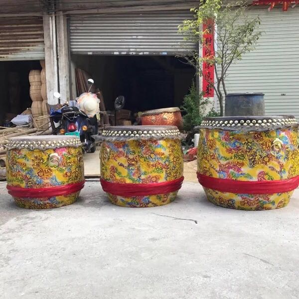 18 Inch Bull Leather Drum Dragon Boat Drum Head Layer Buffalo Leather Drum Awake Lion Drum Performance Drum Fo Mountain Lion Drum South Lion Supplies