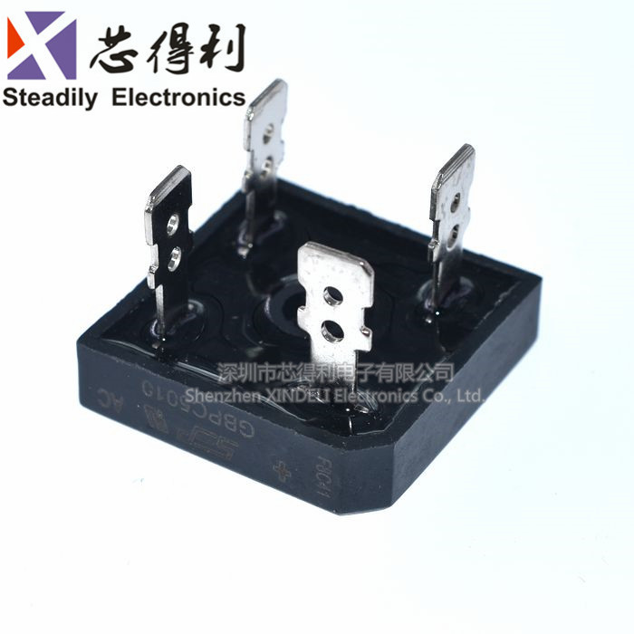 New original bridge rectifier GBPC5010 square bridge 1000V50A high current built-in heat sink