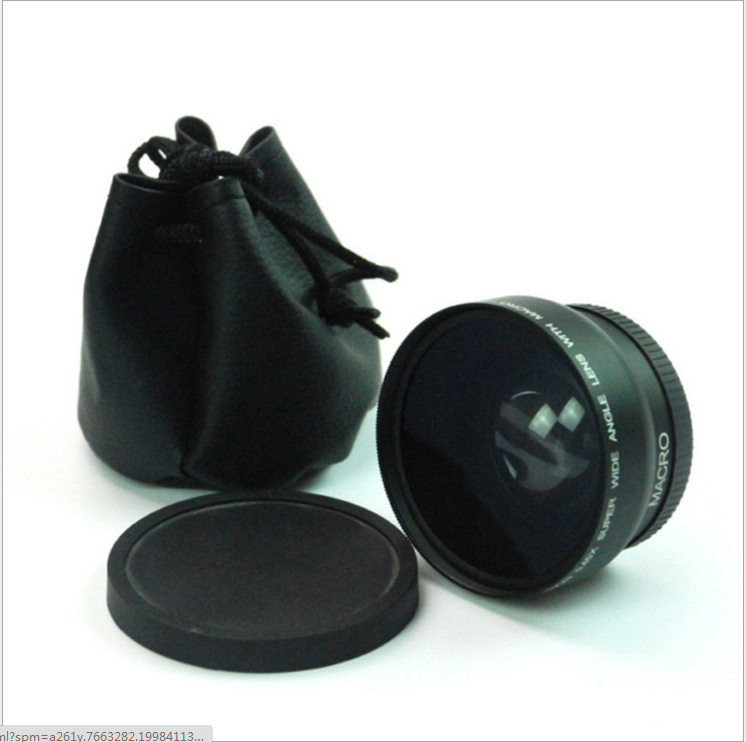 55mm wide-angle lens macro camera additional lens 0 45X 0 45 times wide-angle lens Nikon 18-55mm