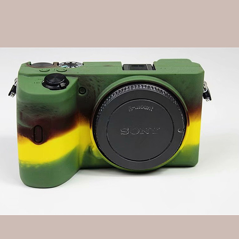 Suitable for Sony Sony ILCE-6600 camera silicone sleeve A6500A6600 camera protective sleeve soft rubber sleeve