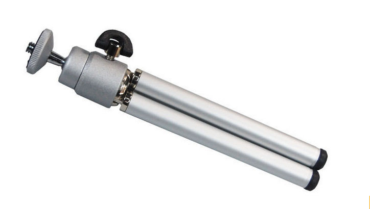 Mini tripod mobile phone telescopic two-section tripod desktop photography tripod digital single-eye camera bracket