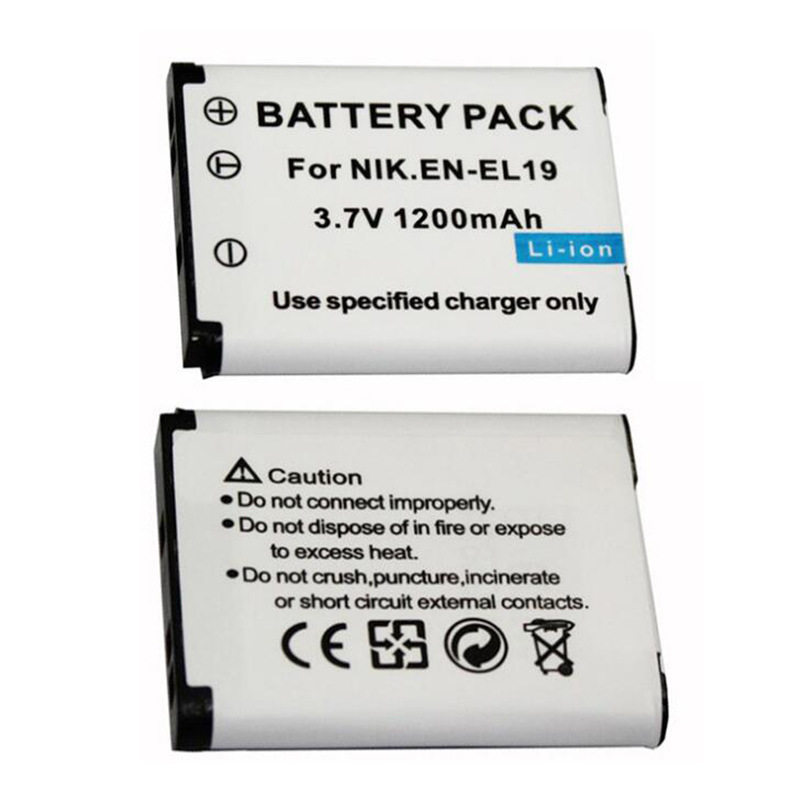 Suitable for Nikon Nikon camera EN-EL19 camera battery EL19 battery