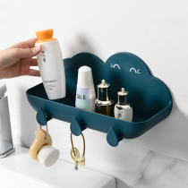 Bathroom shelving toilet free of punch creative wall-mounted household multifunctional drain rack Cloud containing shelf