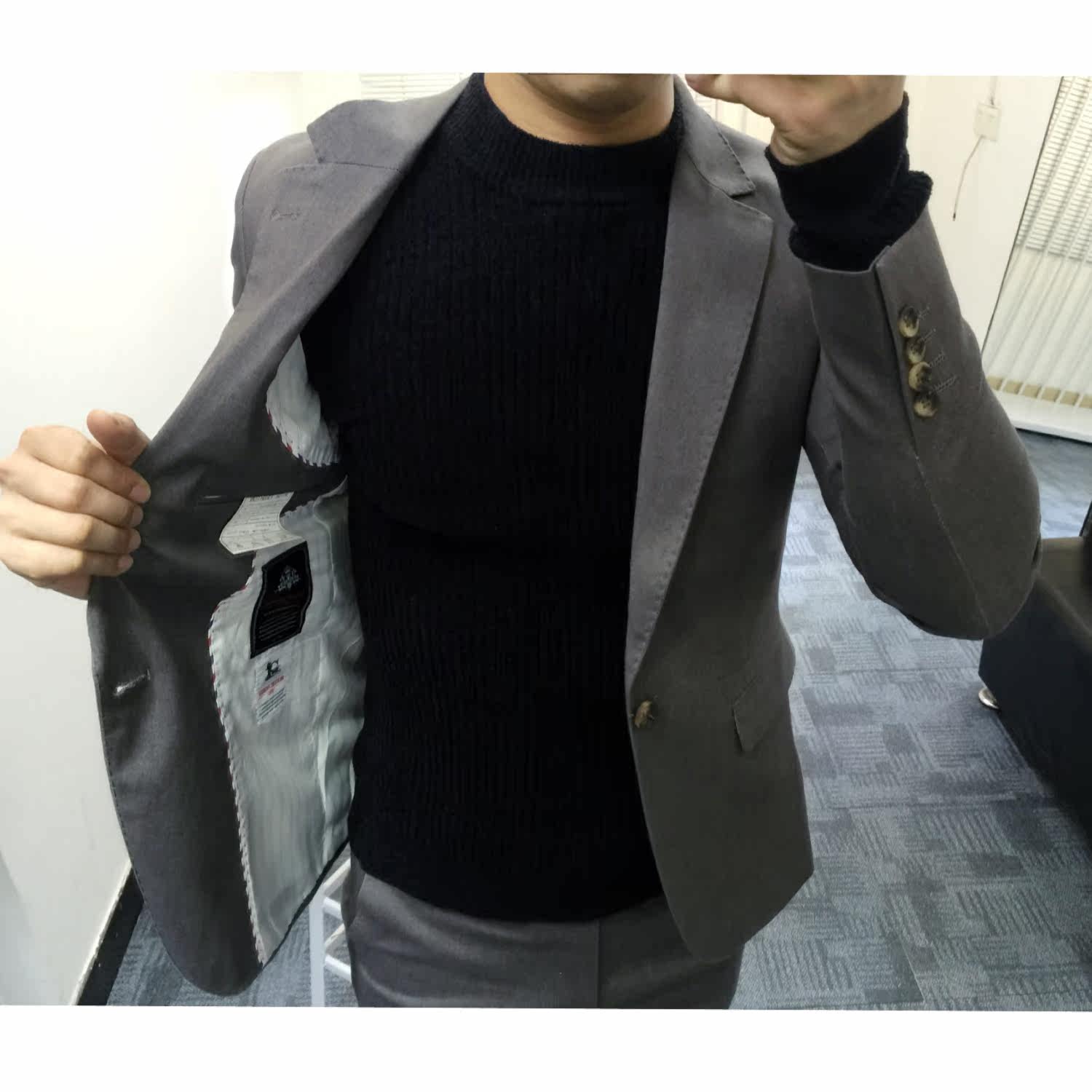 Costume homme en coton pour automne - Ref 1553875 Image 13