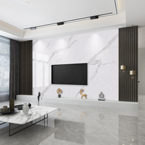2021 New Rock board TV background wall Dali stone tile board modern light luxury living room microcrystalline film and television