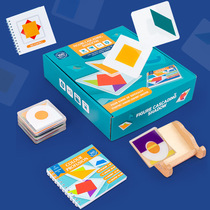 Children Montessori Montes early teaching aids Enlightenment Puzzle Table Tour Chart Laminated Film Space Logic Thinking Training