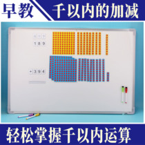 Early childhood education of Monzis mathematical enlightenment plus subtraction operation number of sticks a few dozen to borrow to play teaching aids primary school students