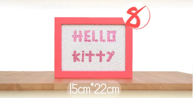 2018 New Hello Kitty hellokitty kim cương khâu sơn với phim hoạt hình gạch kim cương khoan trẻ nhỏ - Công cụ & phụ kiện Cross-stitch