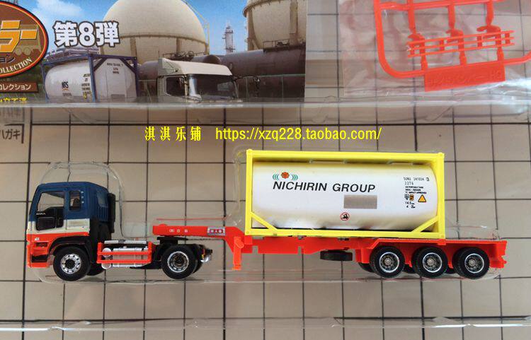 Модель машины tomytec㊣1：150n型 集装箱货柜车第8弹10款  2款套装