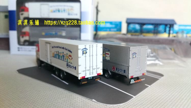 Модель машины tomytec㊣ n型 1:150冷冻冷藏运输卡车 krs group 佐川急便  dhl