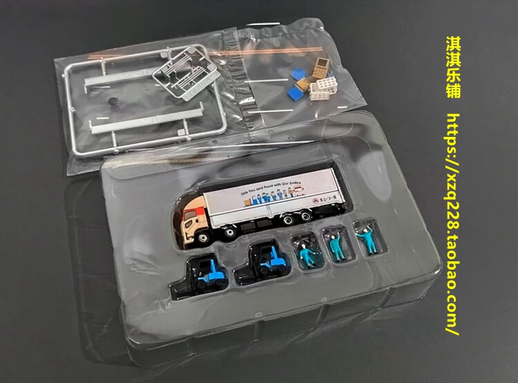 Модель машины tomytec㊣ n型 1:150冷冻冷藏运输卡车krs   普通版 场景版套装