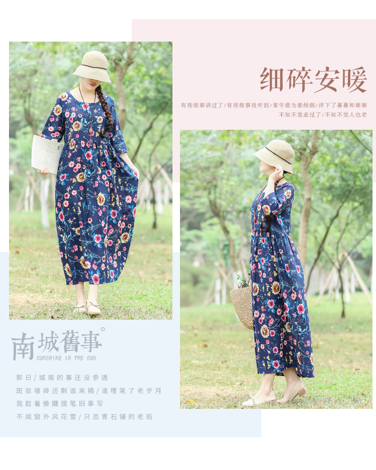 Robe femme en Coton et lin - Ref 3328623 Image 18