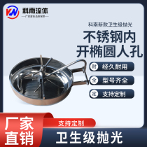 Conans new sanitary polished inner opening oval cover square 304316L material YAC stainless steel manhole