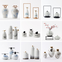 New Chinese living room storage tank decoration Ceramic partition dining edge decorative cabinet Sales office model room Tea room decoration