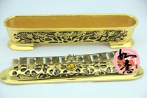 8-inch six-character big Ming curse incense burner pillow incense burner lotus flower Buddhist supplies one religious legal object per person