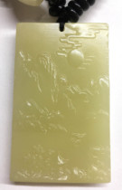 Xiuyu River Mo Jade Mountain Water Brand 4 7*6 2cm Large List Pei Big Chain Xiujade River Mo Jade Natural Jade