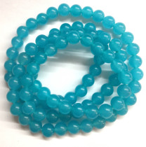 The Indian Ocean Jade Starry Sky Blue Brazil bing zhong yu necklace natural ore yu xiang lian 94 a 8mm