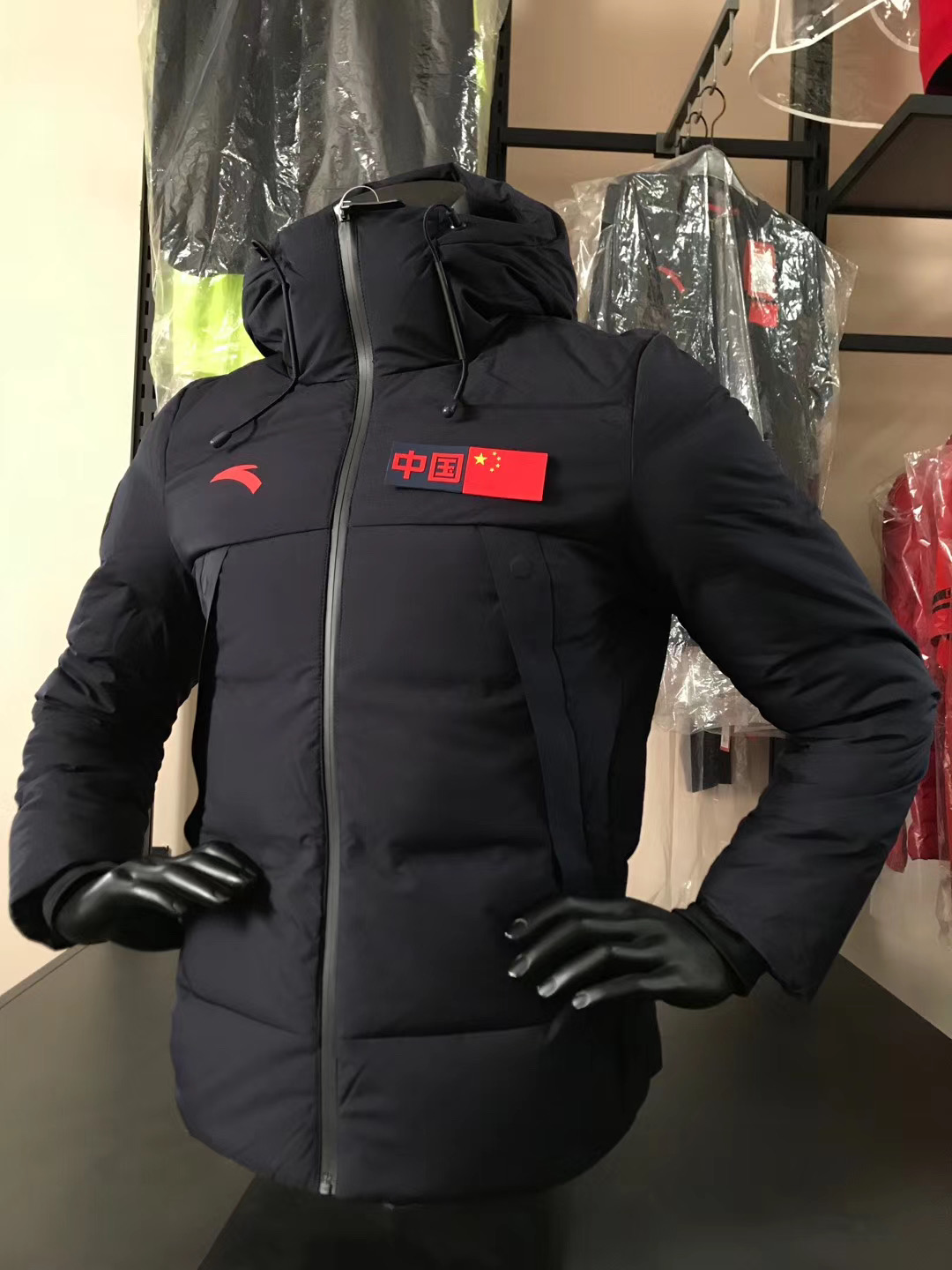 Ahn stepped in to sponsor the 2018 national team sports short version of down clothes