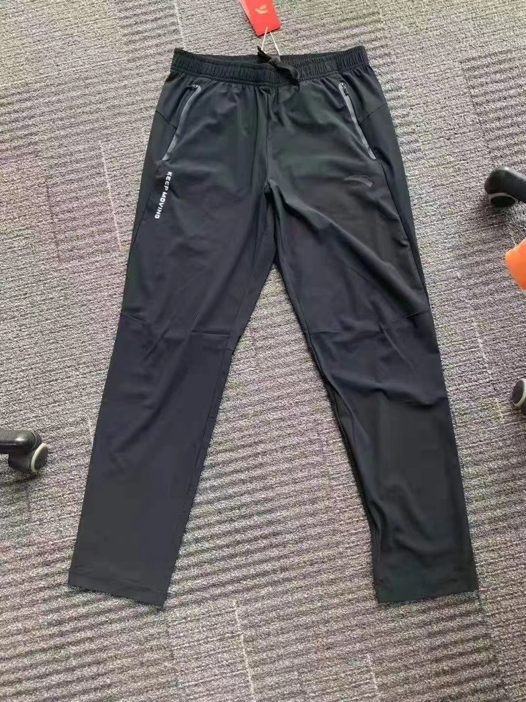 ANTA Anta National Team sponsors men and women knitted sports pants Summer thin new sports pants