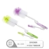 Bàn chải chai Rikang 360 độ xoay chai làm sạch kit chai bàn chải núm vú bàn chải nylon chai làm sạch bàn chải - Thức ăn-chai và các mặt hàng tương đối Thức ăn-chai và các mặt hàng tương đối