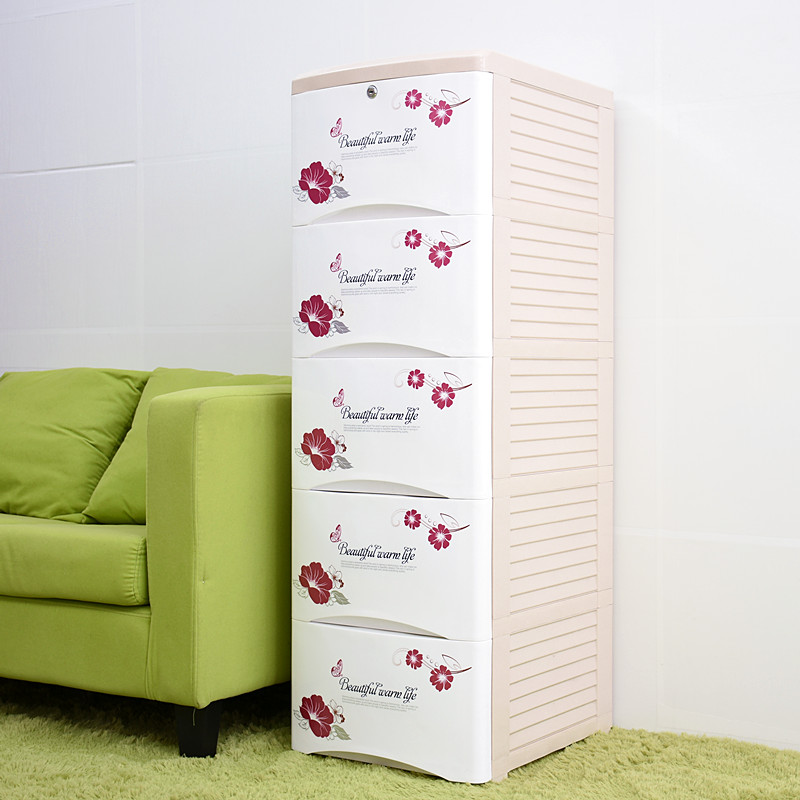 Hongjia extra large plastic drawer storage cabinet children's clothes baby storage cabinet baby storage cabinet