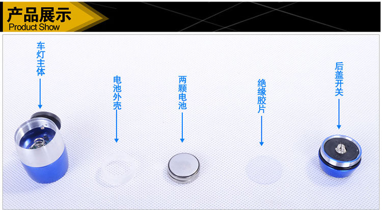 Eclairage pour vélo - phare - Ref 2403151 Image 5