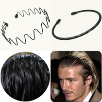 Men Hair Stirrup Head Stirrup Tide Korea Big Wave Hair Clip Big Back Head Sports Hair With Women Wash Face Wave Hairpin