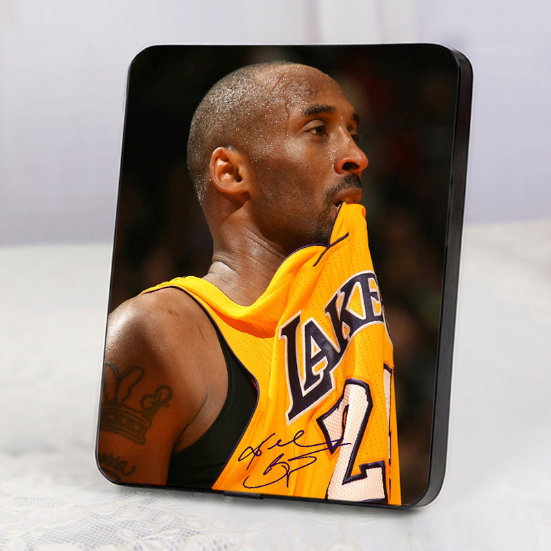 Koby Memorabilia Signature Crystal Photo Frame Hanging Painting Photo Basketball Birthday Gift Perimeter Poster decoration Painter Office-Taobao