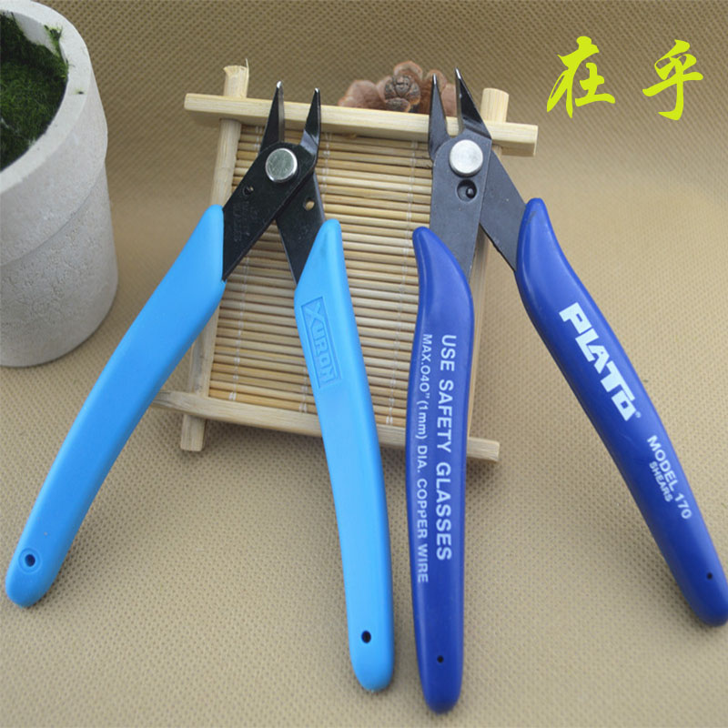 170 cut pliers Ruyi Pliers Mini Pincers 6 Inch Nozzle Pliers Model Pincers 5 Inch Slop Lip Pliers Shallow Blue Slop Lip Pliers