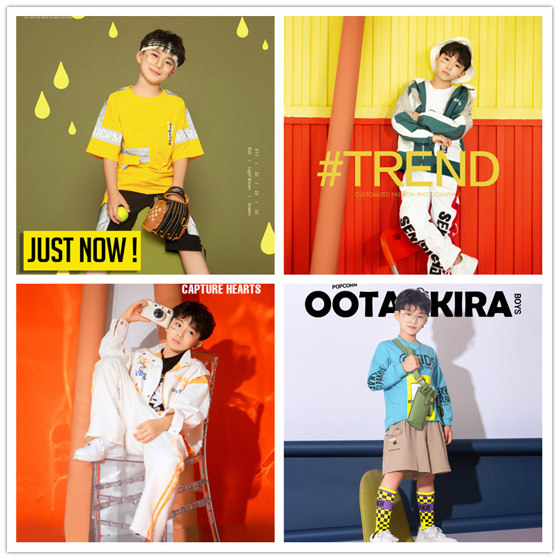 2021 new autumn children's photography clothing trendy children's studio theme 12-14 years old boy photo photo clothing - Taobao