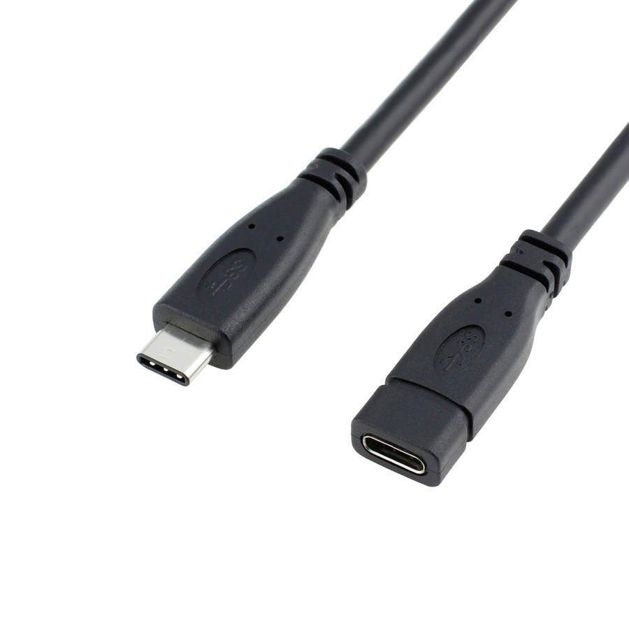 Type-C public-to-mother charge data extension cord revolution mother USB3 1 high speed line