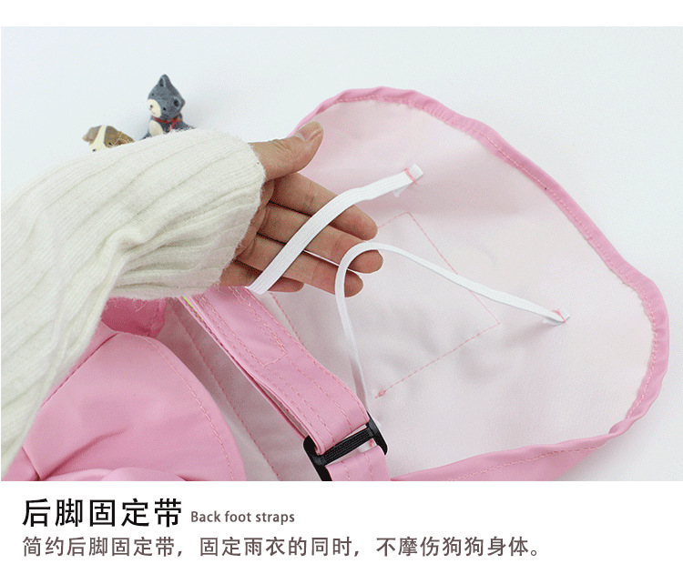 Áo mưa cho chó teddy jinmao áo mưa không thấm nước chó nhỏ trang phục chó lớn chó husky pet áo mưa - Quần áo & phụ kiện thú cưng áo lân cho mèo