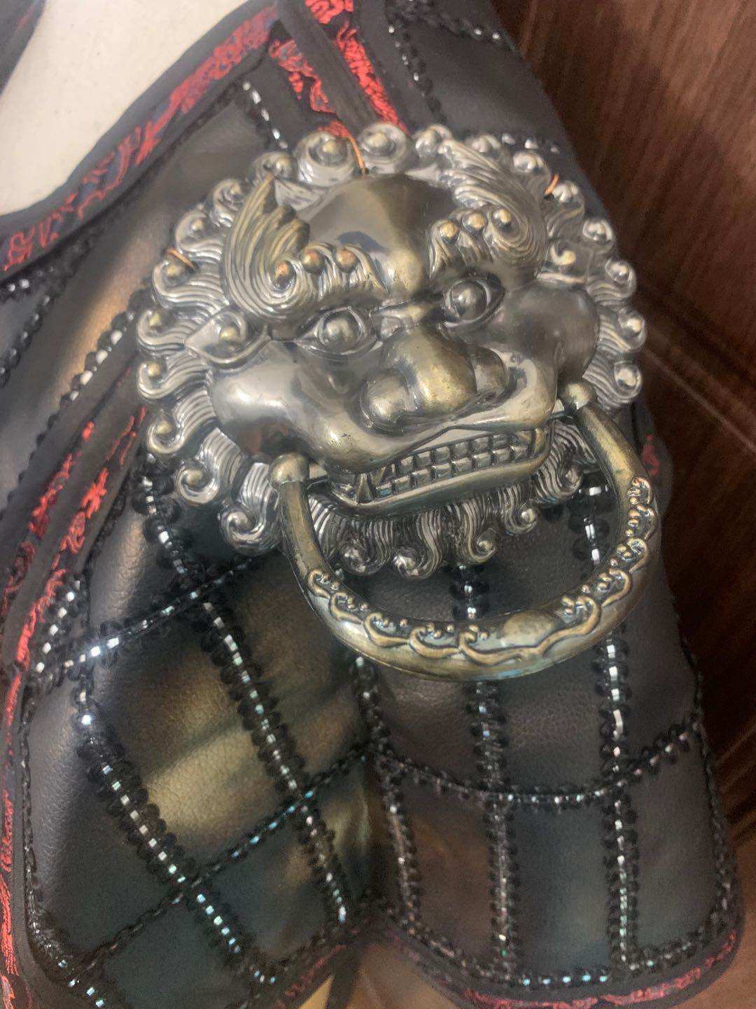 Китайцы одежда наборы 租黑色【将军】铠甲盔甲学生运动会年会走秀七夕年会话剧演出