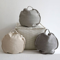 Yicai machine washable wabiji wind bed and breakfast hotel cotton and linen futon cushion cushion soft bag coffee table cushion pillow waist pillow