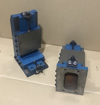 Pneumatic and hydraulic cast iron vertical rodless two-coordinate lift vertical fine-tuning positioning slide L-shaped dovetail trough carriage