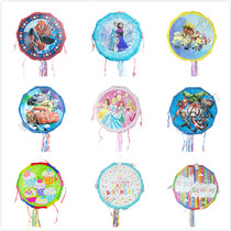 Childrens birthday party game props pinata folding pinata smash sugar toy pull Spider-Man Princess