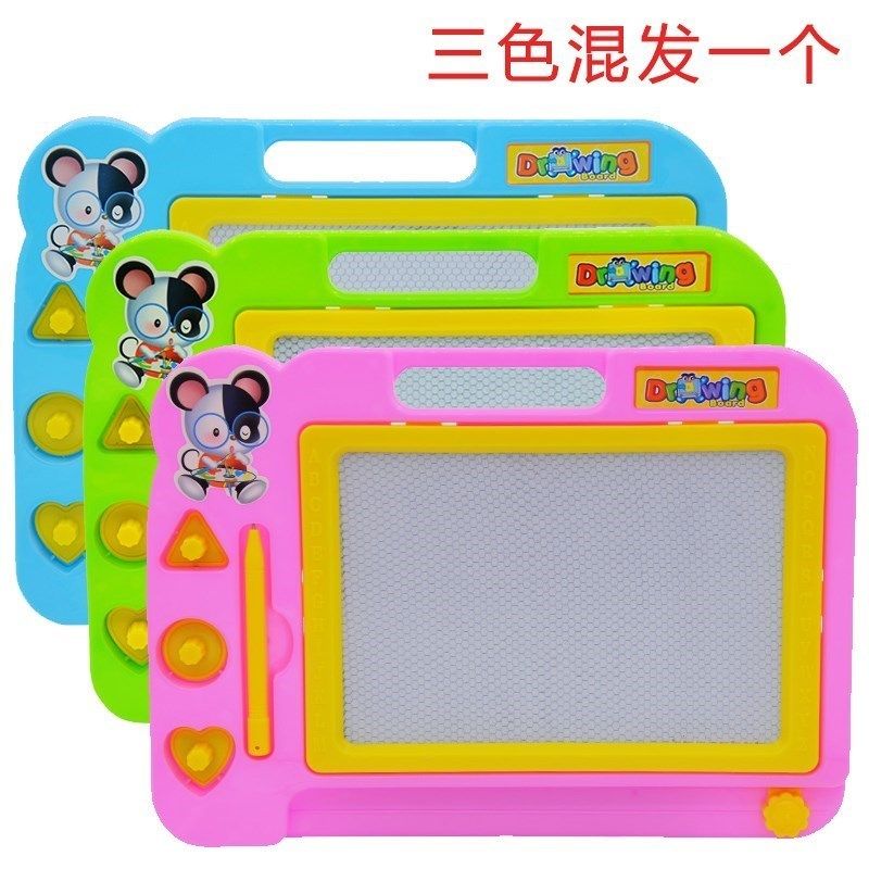 Children's educational drawing board magnetic black and white writing board graffiti board home handwriting small blackboard 3-year-old toy