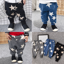 Baby Pants Spring Autumn Outwear Baby Large Pp Pants Open Gear Children Pure Cotton Autumn Ocean Gas Boys Long Pants Autumn Clothing