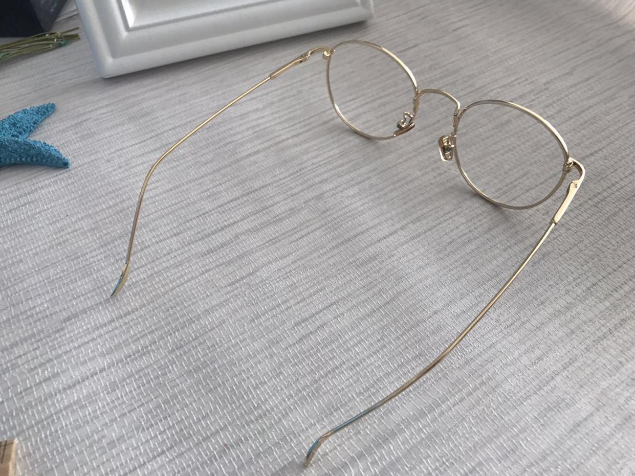 Văn học kính retro khung nữ phiên bản Hàn Quốc của thủy triều siêu nhẹ bức xạ gương phẳng khung kim loại nam có thể được trang bị kính cận thị kính mắt điện biên phủ