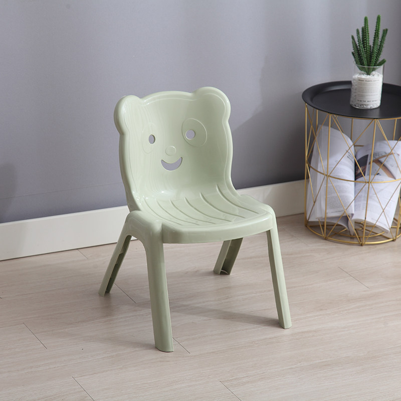 Plastic Creative Leisure Stool Without Armrest Back Children Small Chair Kindergarten Baby Cartoon Cute Small Bench