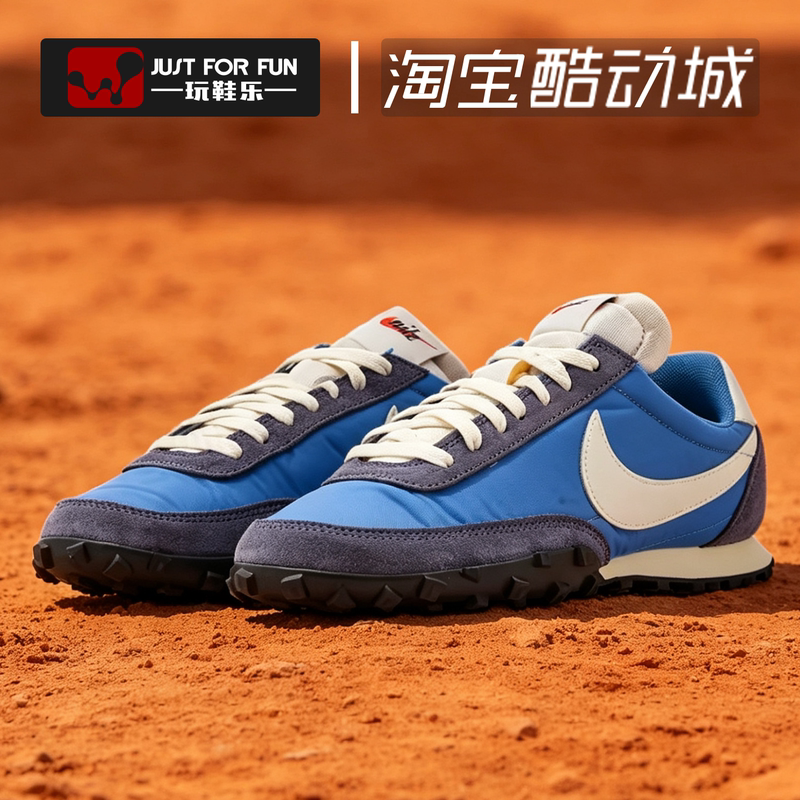Nike Waffle Racer Retro Waffle Running Shoes Men's Lace-Up Sneakers Im8658-401 Nike Waffle Racer Retro Waffle Running Shoes Men's Lace-Up Sneakers Im8658-401