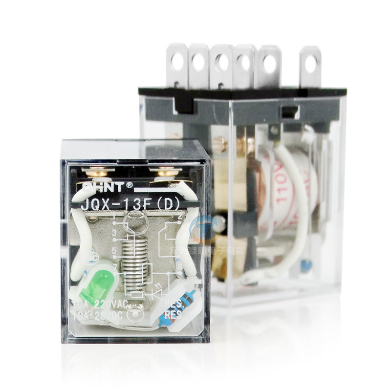 Chint Relay JQX-13F(D) 2Z With Light (LY2NJ) Big Foot DC24VAC24V220V36V12V