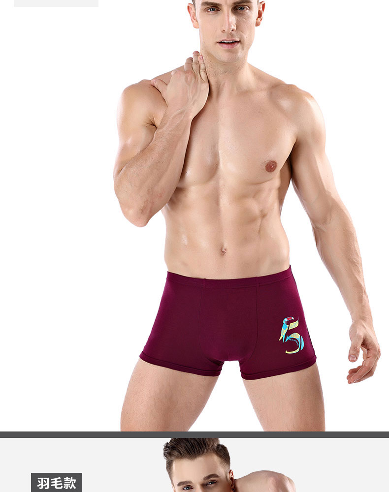 Đồ Lót nam Modal Thanh Niên Cotton Boxer của Nam Giới Băng Lụa XL Loose Sợi Tre Góc Quần Nam